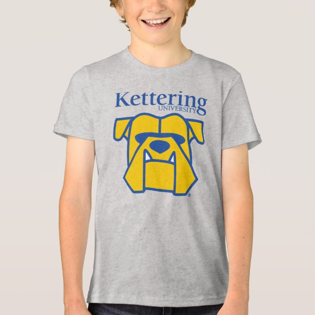 Kettering University Bulldogs Tri-Blend Shirt (Vorderseite)