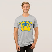 Kettering University Bulldogs Tri-Blend Shirt (Vorderseite voll)