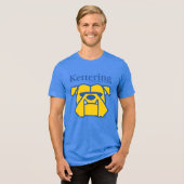 Kettering University Bulldogs Tri-Blend Shirt (Vorderseite voll)