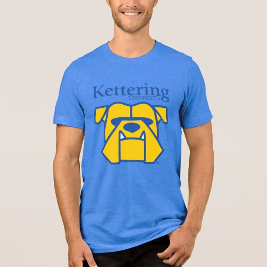 Kettering University Bulldogs Tri-Blend Shirt (Vorderseite)