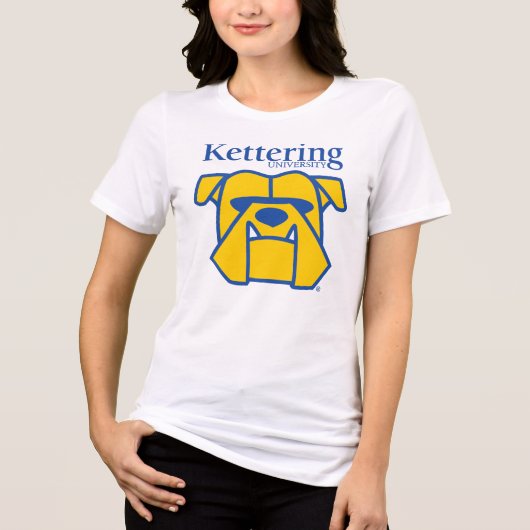 Kettering University Bulldogs Tri-Blend Shirt (Vorderseite)