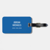 Kettering University-Logo Gepäckanhänger (Rückseite horizontal)