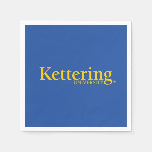 Kettering University-Logo Serviette (Vorderseite)