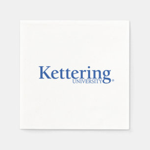 Kettering University-Logo Serviette