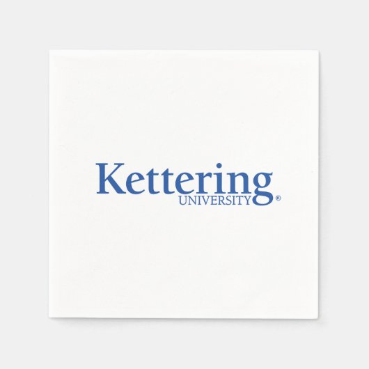 Kettering University-Logo Serviette (Vorderseite)