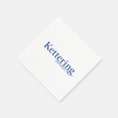 Kettering University-Logo Serviette (Ecke)