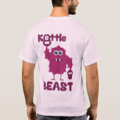 Kettle Beast (niedliches Kettlebell-Monster) T-Shirt (Rückseite)