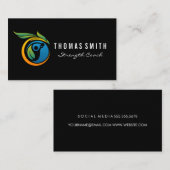 Kettle Bell Fitness Logo | Personal Trainer Visitenkarte (Vorne/Hinten)