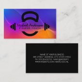 Kettle Bell Fitness Logo Visitenkarte (Vorne/Hinten)