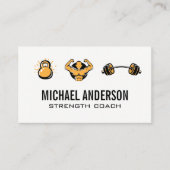 Kettle Bell | Gewichte | Fitness Visitenkarte (Vorderseite)