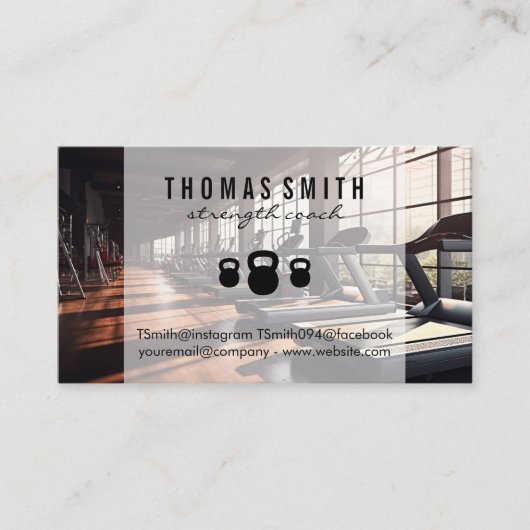 Kettle Bell | Gym Owner Terminkarte (Vorderseite)