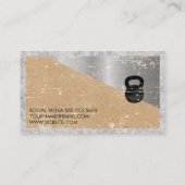 Kettle Bell Logo | Metallbeton Visitenkarte (Rückseite)