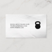 Kettle Bell Logo | Monogramm Visitenkarte (Rückseite)