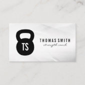 Kettle Bell Logo | Monogramm Visitenkarte (Vorderseite)