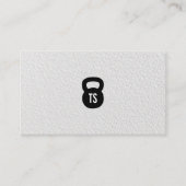 Kettle Bell Personal Trainer Einfach sauber Visitenkarte (Vorderseite)