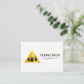 Kettle Bell Personal Trainer Goldenes Dreieck Visitenkarte (Stehend Vorderseite)