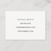 Kettle Bell Personal Trainer Goldenes Dreieck Visitenkarte (Rückseite)