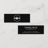 Kettle Bell Personal Trainer Mini Visitenkarte (Vorne/Hinten)