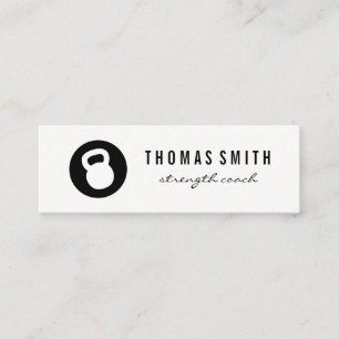 Kettle Bell Personal Trainer Mini Visitenkarte