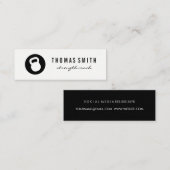 Kettle Bell Personal Trainer Mini Visitenkarte (Vorne/Hinten)