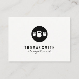 Kettle Bell Personal Trainer Visitenkarte