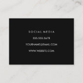 Kettle Bell Personal Trainer Visitenkarte (Rückseite)