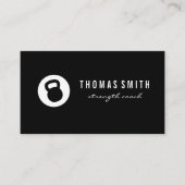 Kettle Bell Personal Trainer Visitenkarte (Vorderseite)