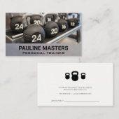 Kettle Bell Rack | Personal Trainer Terminkarte (Vorne/Hinten)
