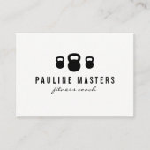 Kettle Bells Fitness Coach Ernennung Terminkarte (Vorderseite)