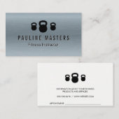 Kettle Bells Icons | FITNESS Terminkarte (Vorne/Hinten)