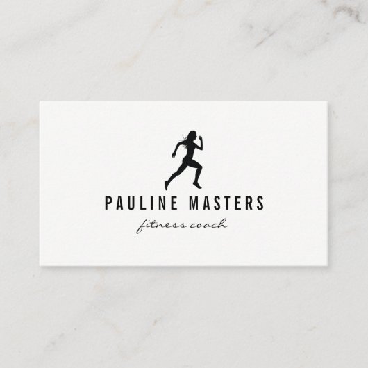 Kettle Bells Sprinter Fitness Coach Ernennung Terminkarte (Vorderseite)