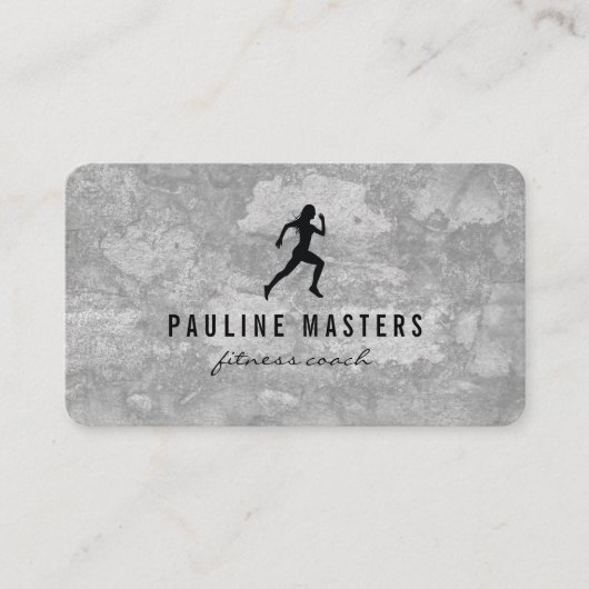 Kettle Bells Sprinter Grunge Ernennung Terminkarte (Vorderseite)