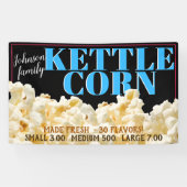 Kettle Corn Popcorn Werbebanner Banner (Horizontal)