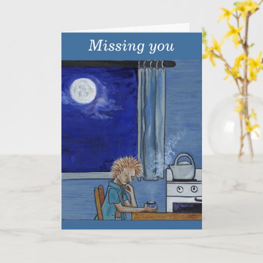 Kettle dampfende Blues - vermisst Karte (Gelbe Blume)