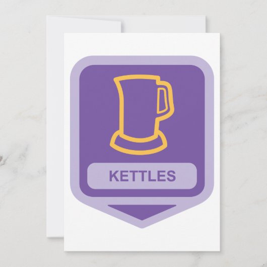 Kettle Icon Einladung (Vorderseite)