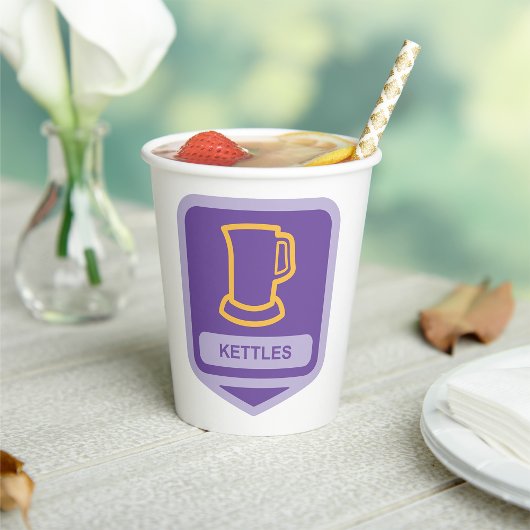Kettle Icon Pappbecher
