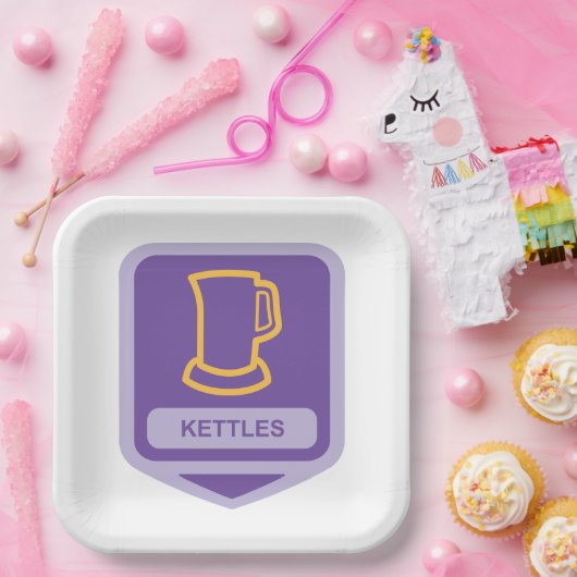 Kettle Icon Pappteller (Party)