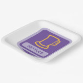 Kettle Icon Pappteller (Gewinkelt)