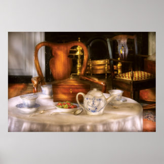 Kettle - Tee trinken - chinesisches Set Poster