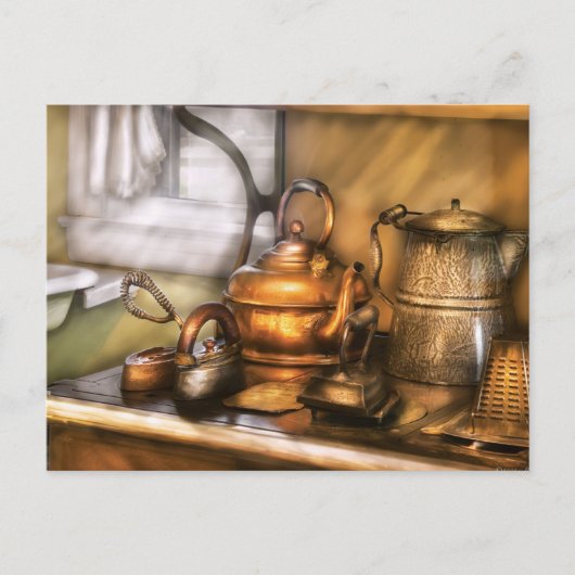 Kettle - Teeköpfe und Ironen Postkarte (Vorderseite)