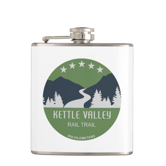 Kettle Valley Rail Trail British Columbia Flachmann (Vorderseite)