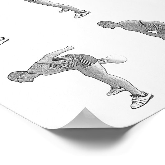 Kettlebell 1 Arm Clean Poster (Ecke)
