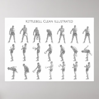 Kettlebell 1 Arm Clean Poster
