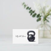 Kettlebell Fitness Personal Training Visitenkarte (Stehend Vorderseite)