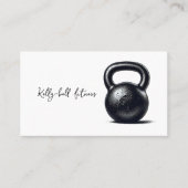 Kettlebell Fitness Personal Training Visitenkarte (Vorderseite)