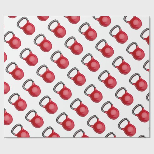 Kettlebell Geschenkpapier (Flach)