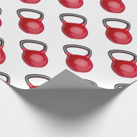 Kettlebell Geschenkpapier (Ecke)