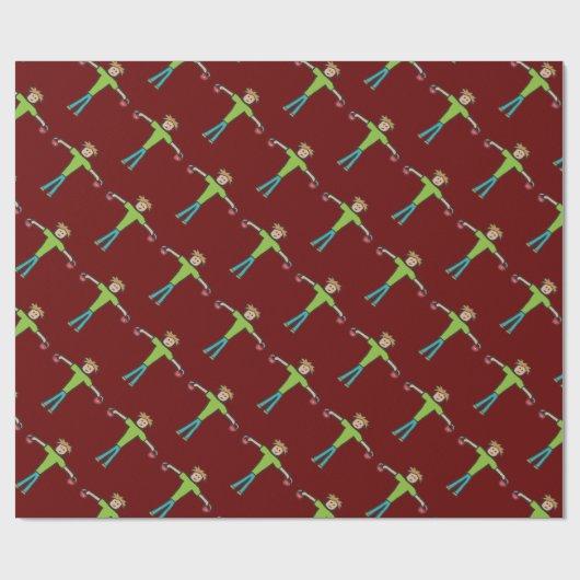 Kettlebell Geschenkpapier (Flach)