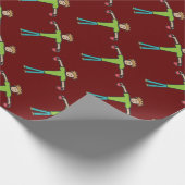 Kettlebell Geschenkpapier (Ecke)