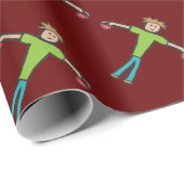 Kettlebell Geschenkpapier (Rolleneckpunkt)